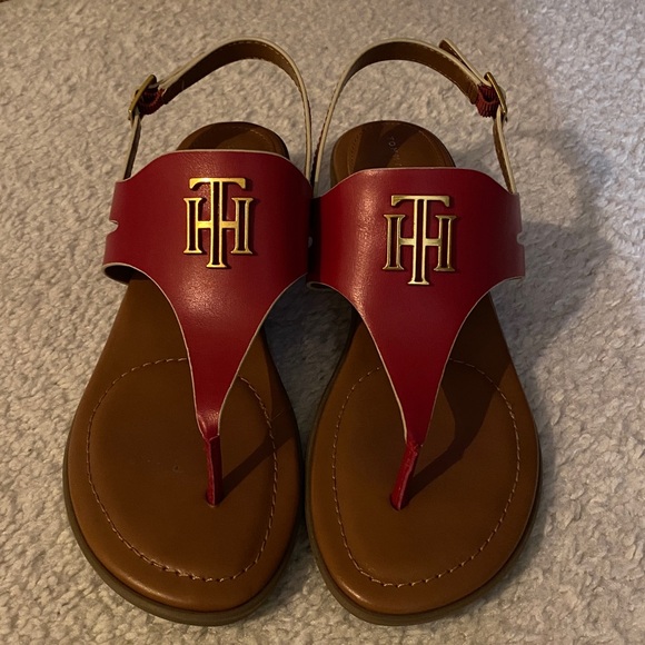 Tommy Hilfiger Shoes - Tommy Hilfiger Sandals Size 8 Red